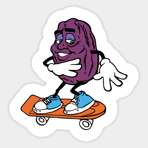 California Raisin California Raisins Sticker TeePublic